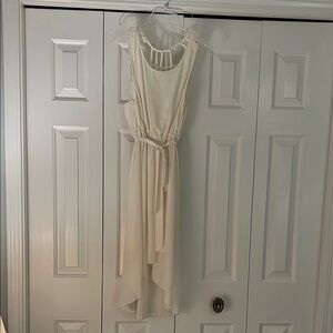 Ya Los Angeles Cream High Low Dress